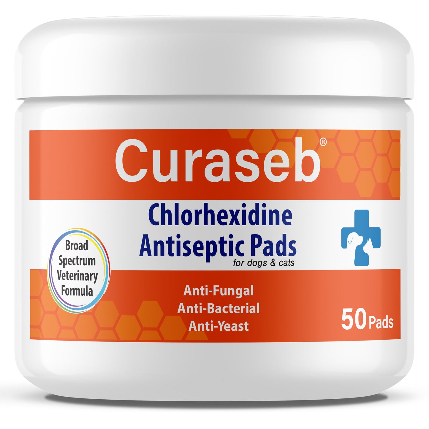 Curaseb Medicated Wipes for Dogs & Cats 50ct