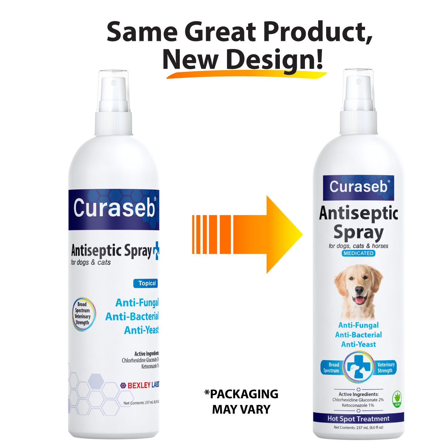 Curaseb Medicated Spray for Dogs Cats - Main Image