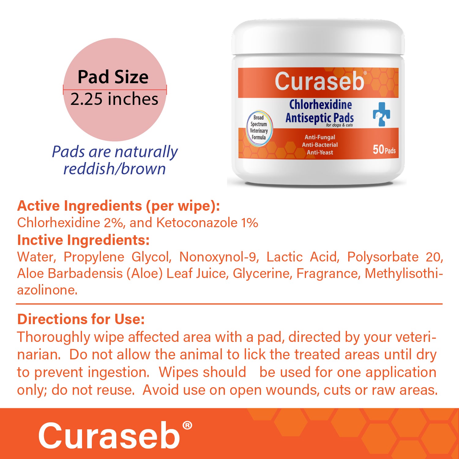 Curaseb fashion wipes