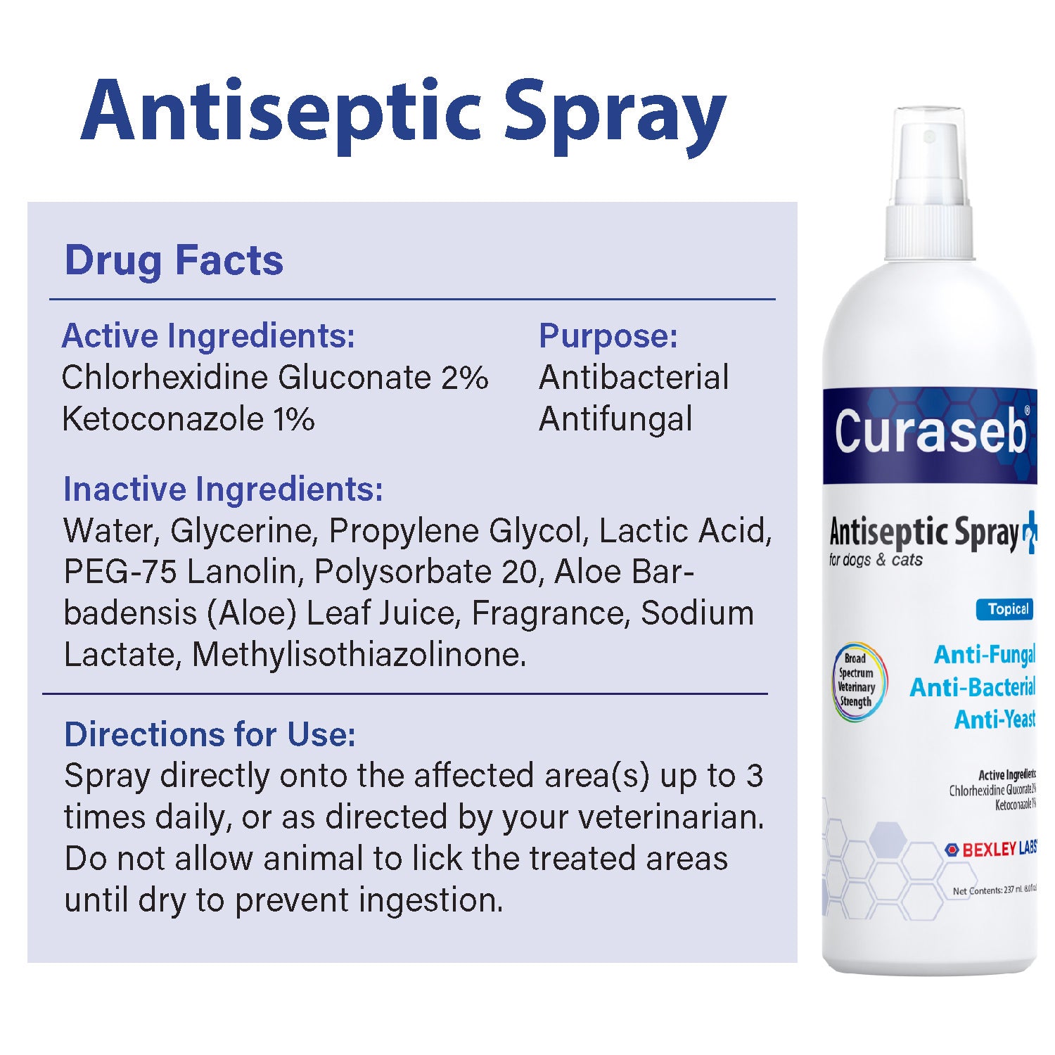 Curaseb antifungal orders & antibacterial chlorhexidine shampoo