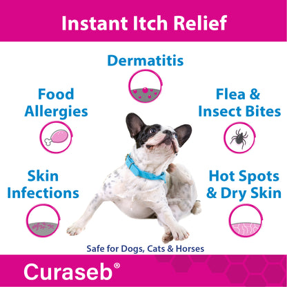 Curaseb Hot Spot Spray for Dogs & Cats 4oz